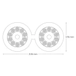 Qed XT25 airlock szerelt hangfal kábel (2x3 m)