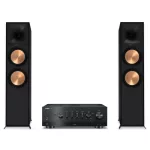 Yamaha R-N1000a hálózatos rádióerősítő + Klipsch R-800F álló hangfalszett