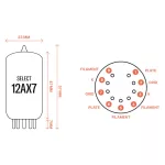 Ray Tubes Select 12AX7 vákuumcső (pár)