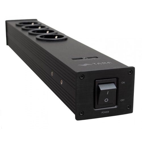 Taga Harmony PF-400 USB Hálózati tápelosztó és szűrő - fekete