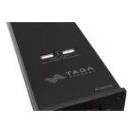 Taga Harmony PF-400 USB Hálózati tápelosztó és szűrő - fekete