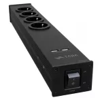 Taga Harmony PF-400 USB Hálózati tápelosztó és szűrő - fekete