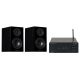 Tangent Ampster II BT + Wharfedale Diamond 12.1 mini hifi - fekete