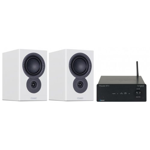 Tangent Ampster II BT + Mission LX-2 mini hifi - fehér
