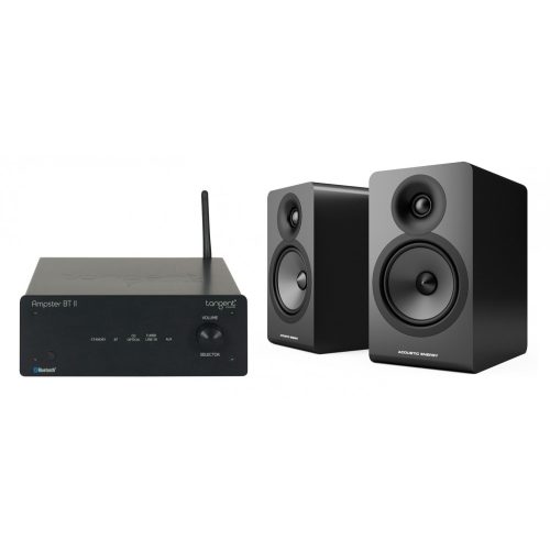 Tangent Ampster II BT + Acoustic Energy AE100 mkII mini hifi - fekete