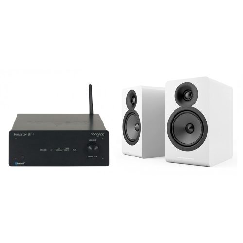 Tangent Ampster II BT + Acoustic Energy AE100 mkII mini hifi - fehér