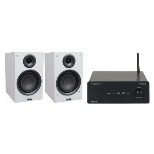 Tangent Ampster II BT + Taga Harmony TAV-B mini hifi - fehér