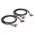 Viablue SC-4 Bi-Amp T8 szerelt hangfal kábel (2x1.5 m) - Black Edition
