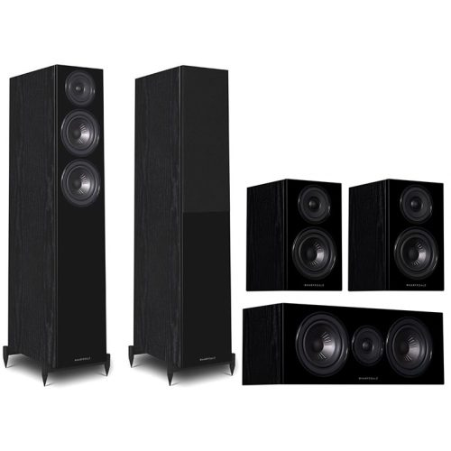 Wharfedale Diamond 12.3 + 12.1 + 12.C 5.0 hangfalszett - fekete