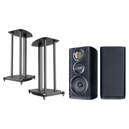 Wharfedale Evo 4.2 + Evo 4.2 Stand hangfal állvánnyal - fekete