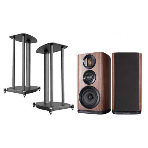 Wharfedale Evo 4.2 + Evo 4.2 Stand hangfal állvánnyal - dió