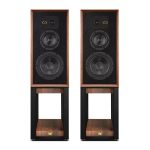 Wharfedale Super Linton Heritage hangfal állvánnyal - dió